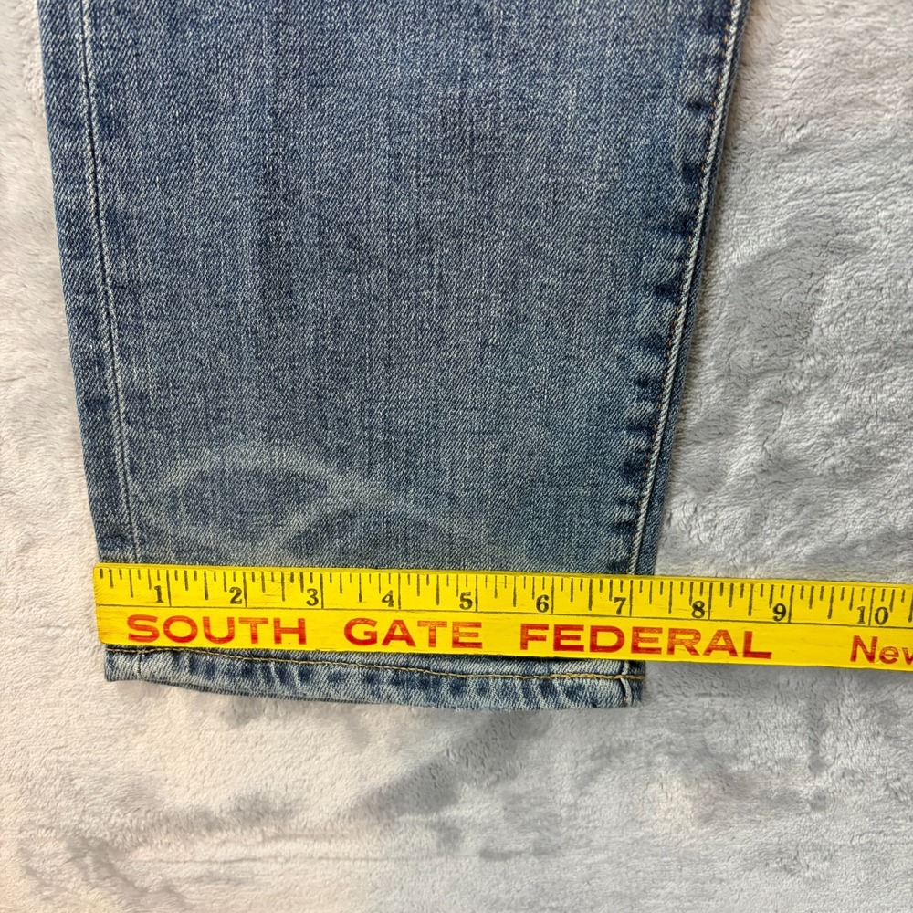 Polo Ralph Lauren Jeans Size 36x30 The Sullivan Slim Patchwork Distressed Light - Picture 9 of 13
